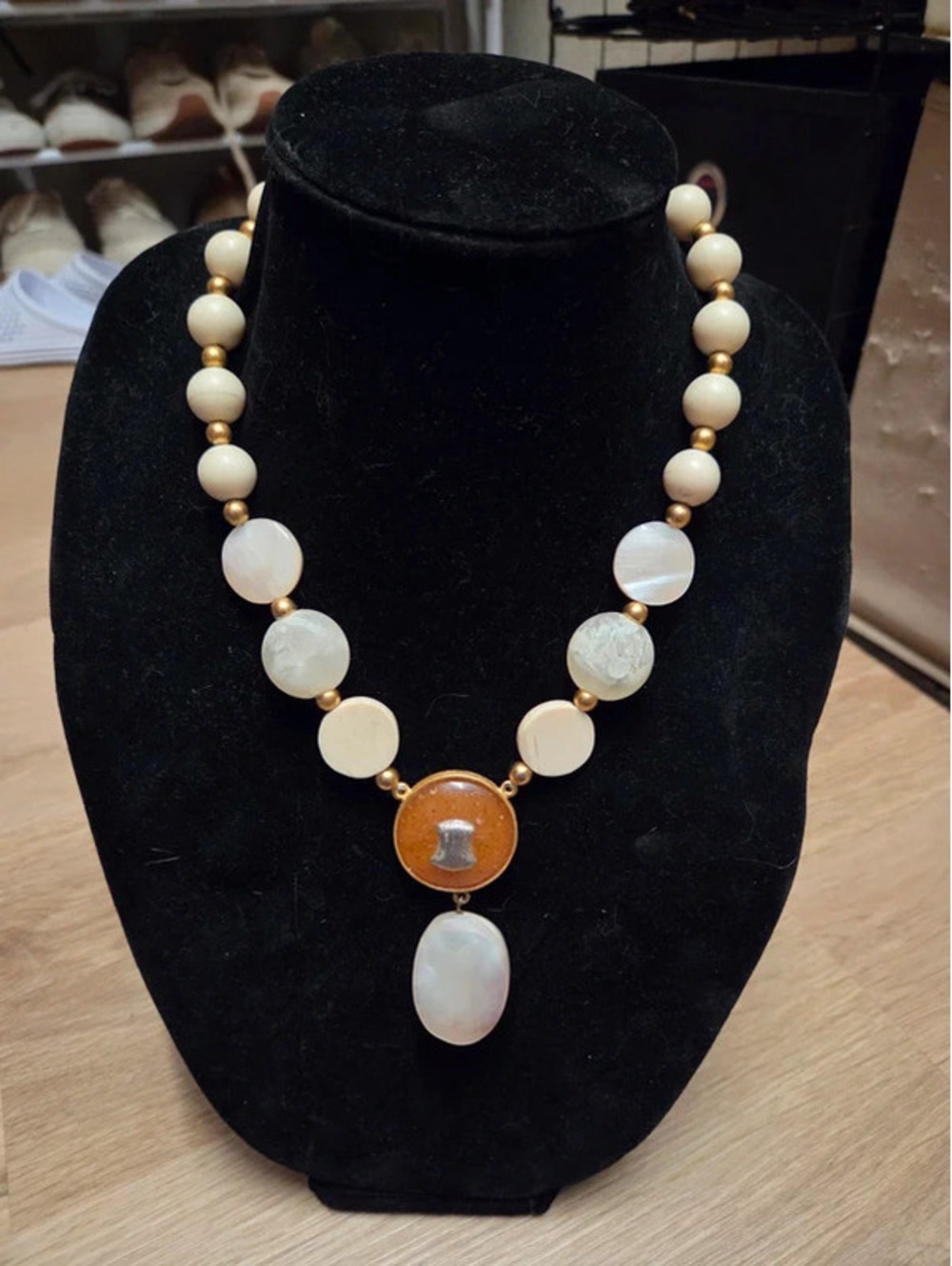Vintage Carol Dauplaise statement necklace